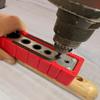 Pocket Punch Locator Self-Centering Vertical Drilling Guide Hole Puncher Precise Positioner Woodworking Positioning Tool
