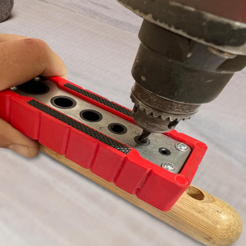 Pocket Punch Locator Self-Centering Vertical Drilling Guide Hole Puncher Precise Positioner Woodworking Positioning Tool