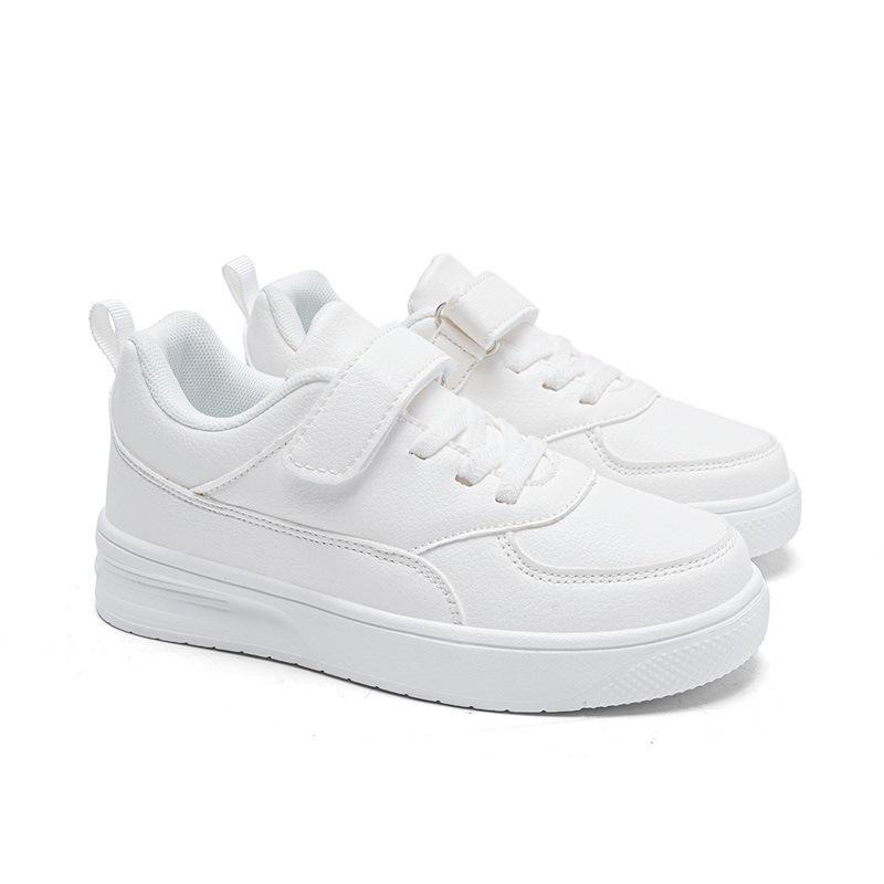 2025 Kids' Waterproof Non-Slip White Skate Shoes - Lightweight Sports Shoes for Boys & Girls