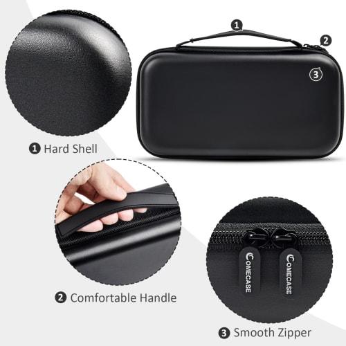 JBL Wireless 2-Mic Microfon Wireless Carcasă/JBL Partybox Microfon Dual Portabil Geantă de Depozitare pentru Călătorie pentru Receptor, Baterie și Alte Accesorii - Bl