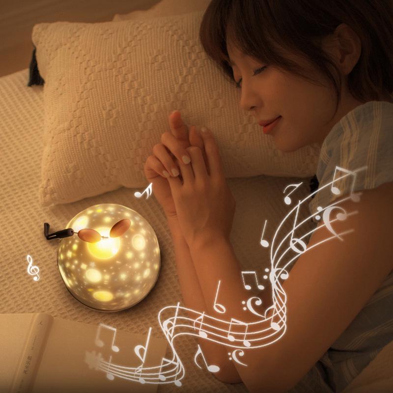 LED Starry Sky Projector Light, DIY Music Birthday Gift, Night Light Projector