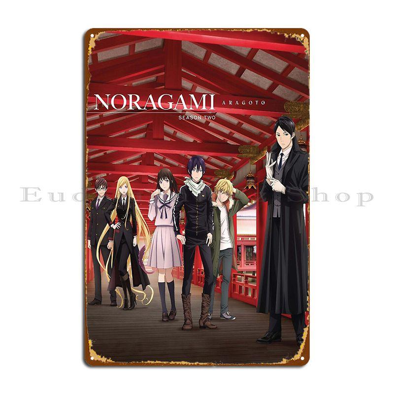 Noragami Metal Plaque Create Plaques Custom Bar Cave Personalized Tin Sign Poster 20X30CM