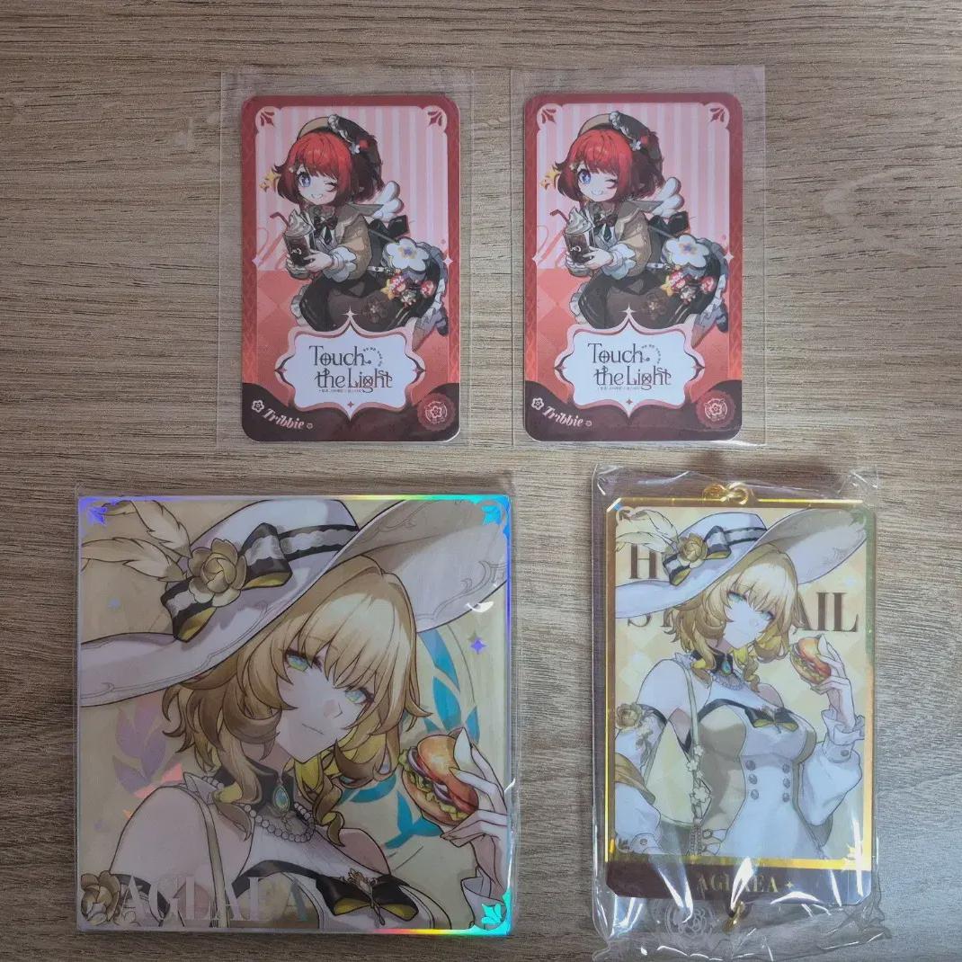 

Batch) Starrail Momstouch Collaboration Trivi Poca+aglaia Magnet, Keyring