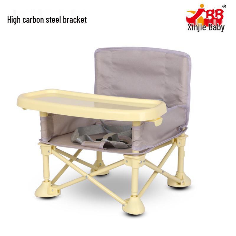 

Foldable Baby High Chair: Portable Outdoor Children s Picnic & Photo Chair with Low Backrest for Infants Learning to Sit.