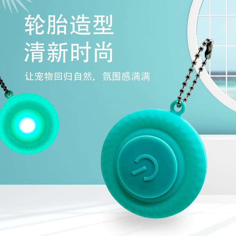 Dog walking anti-lost pet luminous pendant dog cat listing flashing warning pendant anti-lost luminous flashing