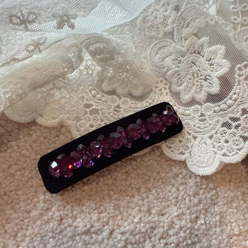 

Хрустальная заколка для волос BB, Высококлассная и очаровательная заколка для волос с бриллиантами, Нишевый дизайн цельная заколка