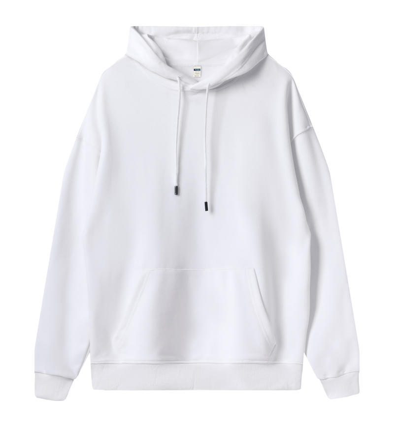 360g Terry Loop Drop-Shoulder Pocket Sweatshirt Fashionable Double-Layer Hooded Student Oversized Trendy Youth Sweatshirt