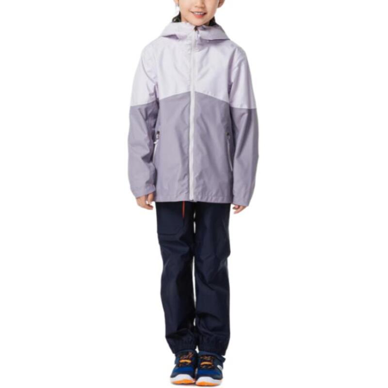 DECATHLON TRIBORD SAILING 100 Hooded Zipper Long Sleeve Jacket Purple Junior