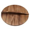 Wooden Anti-overflow Handmade Anti-scalding Pan Lid Iron Pot Cover Cookware Part Fir Wood Pot Lid
