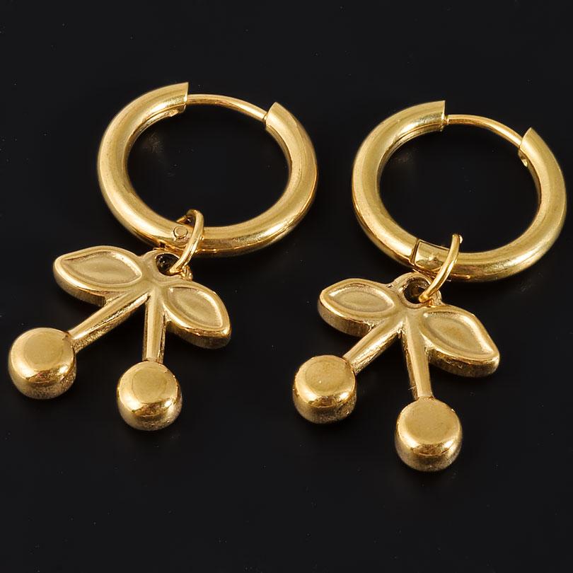 High Quality Metal Flower Birds Star Pendant Earring Stainless Steel Earrings For Women Men Accessories No Fade Ear Jewelry Gift