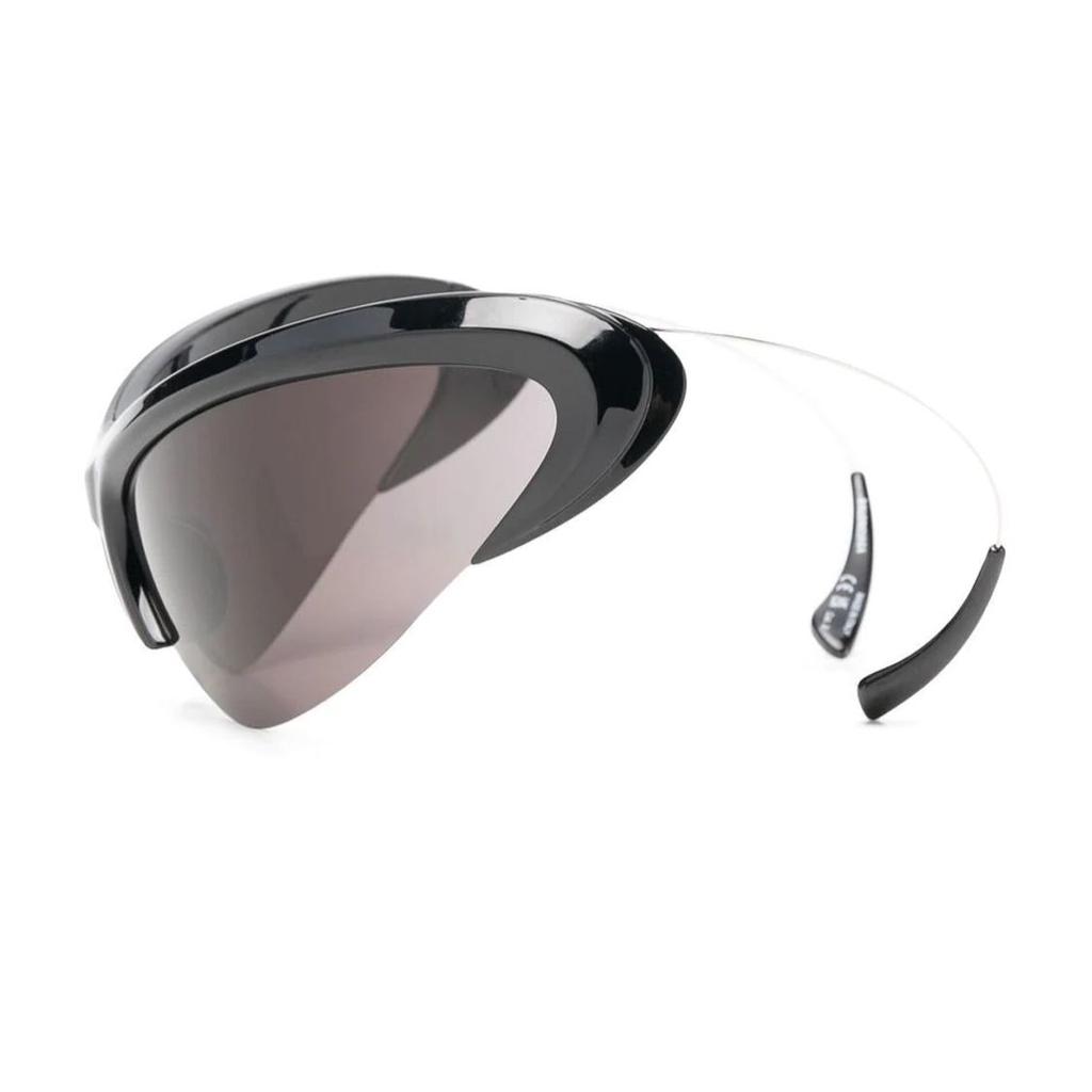 Balenciaga Logo Print Irregular Frame Sunglasses Women sunglasses BB0232S001