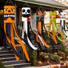 Halloween Outdoor Hanging Decorations: Pumpkin & Ghost Wind Sock Flags