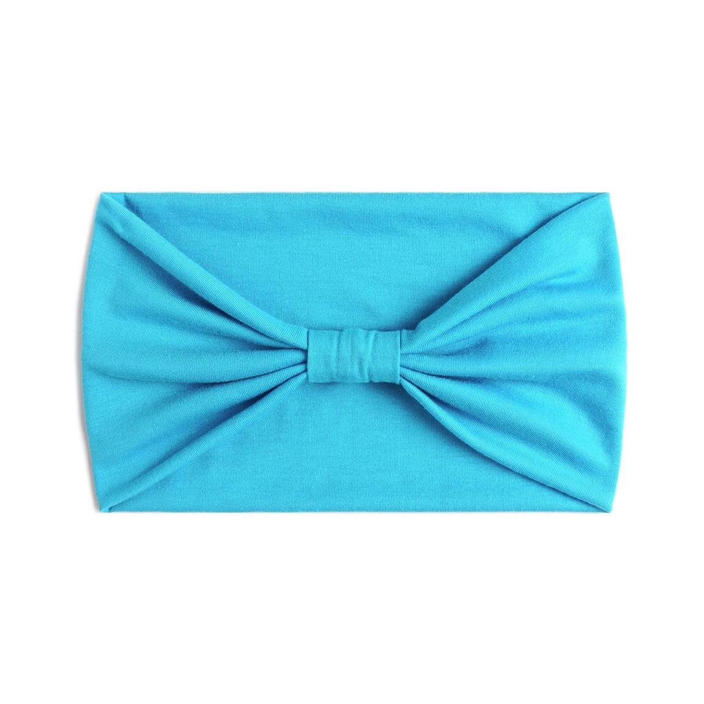 Stretchy Solid Color Sports Headband - Sweat-Absorbing Yoga & Running Hairband