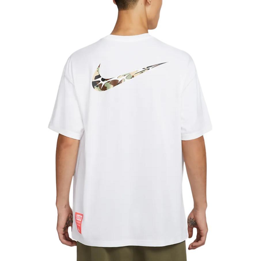 Nike T Shirts Men's White Crew Neck Moderate HQ1577-100