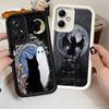 Phone Case for Xiaomi Redmi Note 15 14 13 Pro Plus Black Cat Witch Aesthetics Shell 12S 11 11S 11T 5G 14S Soft Silicone Funda