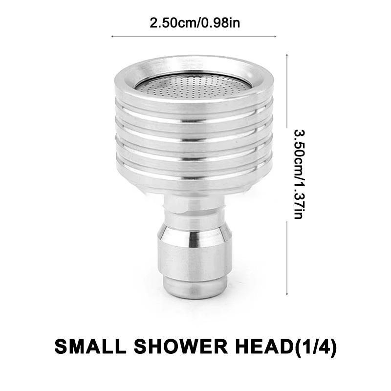 

Mobidea Car Wash Accessories Stainless Steel Shower Blades High Pressure Water Gun Interface Washing Nozzle 1/4 Quick Connect