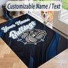 Custom Text Printed Rug Canterbury-Bankstown Bulldogs Non Slip Floor Carpet For Home Room Decor