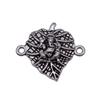 Filigree Diamond Shaped Connectors Ornate Multi Loop Links For Jewelry
