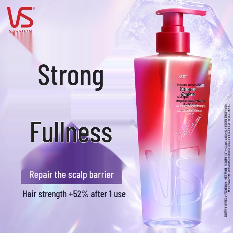 Vidal Sassoon Strong & Voluminous Shampoo Twin Pack