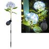 Fairy Hydrangea Lights, Solar Garden Stake Lights, Waterproof LED Flower Light, Colorful Outdoor Hydrangea Lamp for for Patio Lawn Pathway Decor