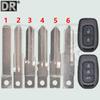 Capa de Chave de Carro de Substituição com 2/3 Botões Para Renault Clio4 Sandero Master3 Trafic Dacia Logan Lodgy Dokker Symbol Duster
