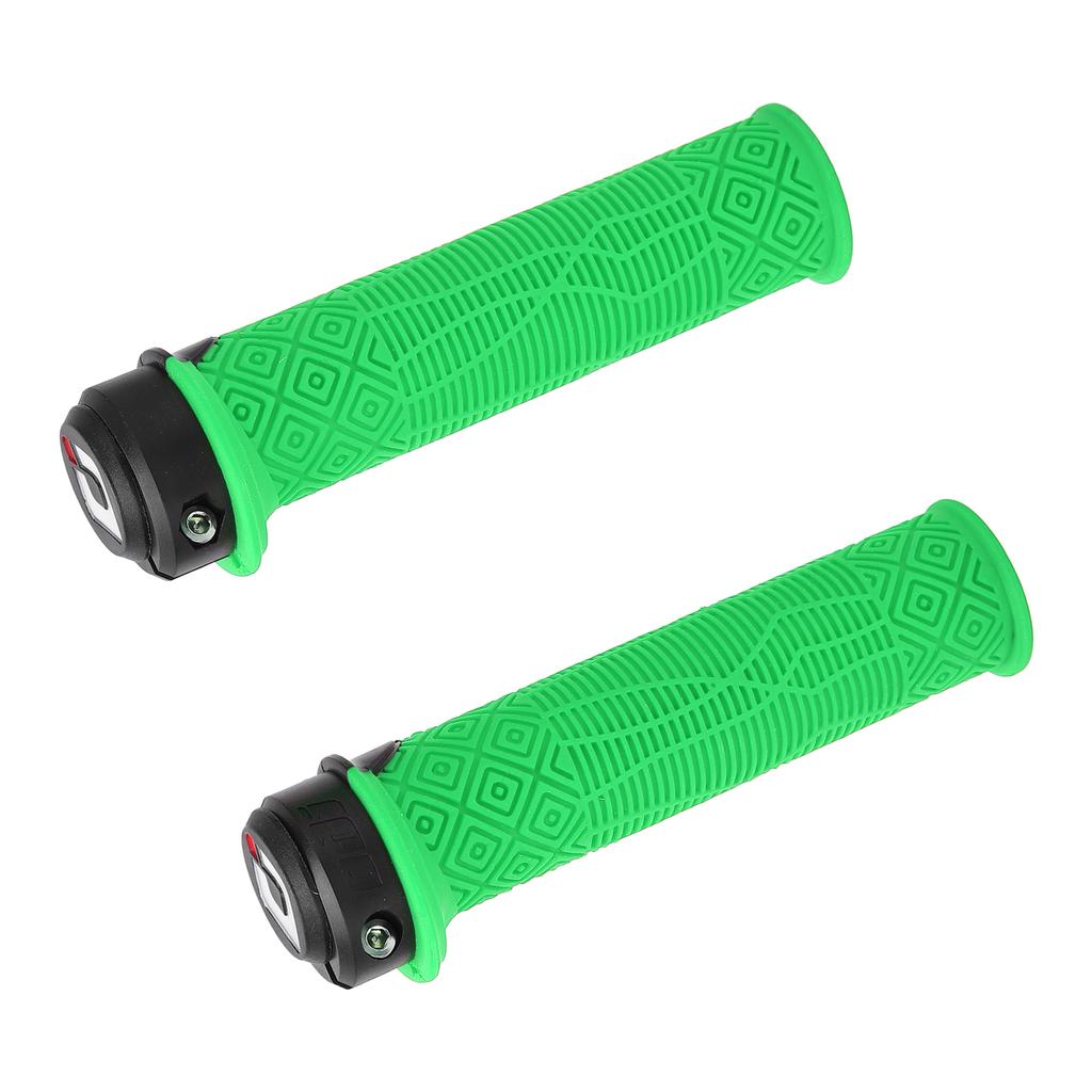 2Pcs Bike Handle Grip Rubber Anti Slip Wear Resistant Ergonomic Hollow Design Bike Handlebar Grips Cover