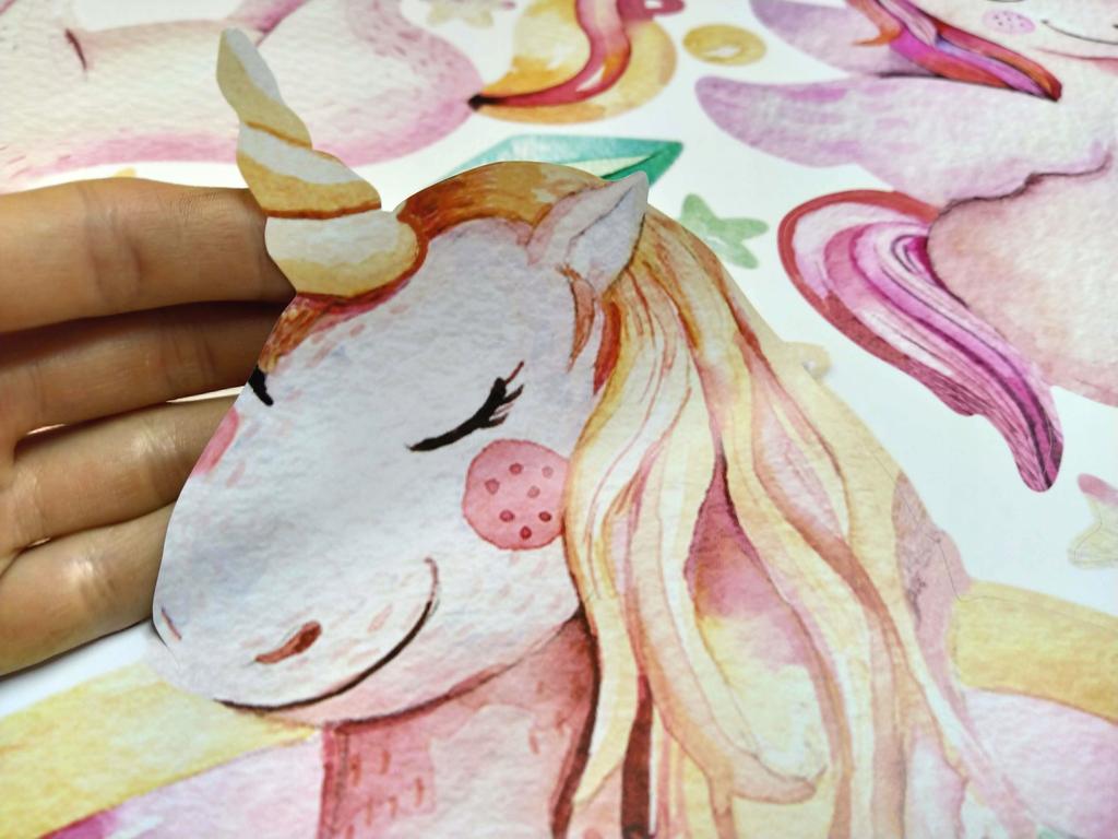 Set of Decorative Stickers for Children - Unicorns