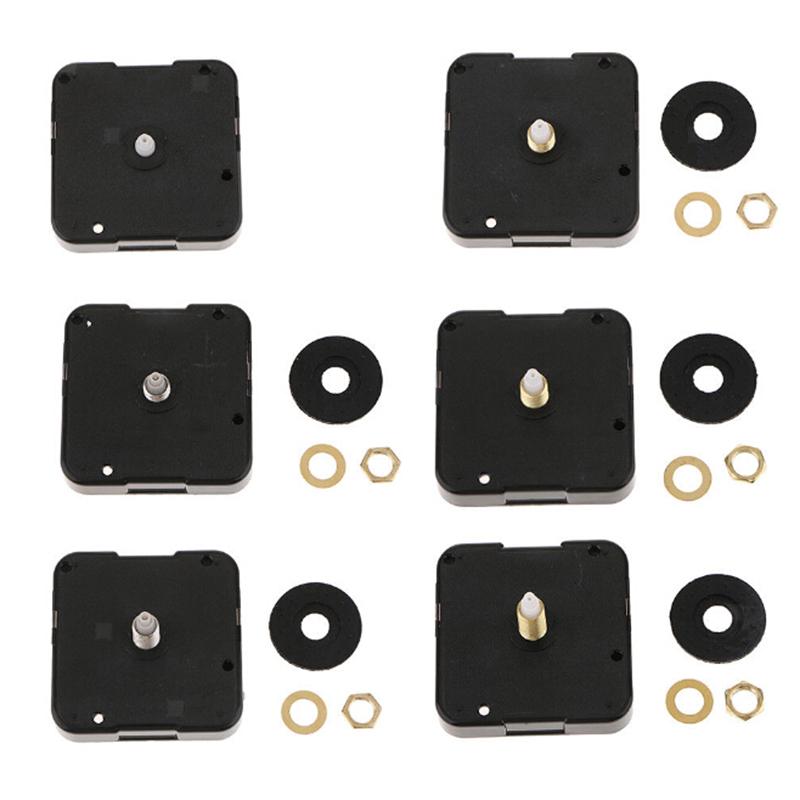 UK Leises Quarz Wanduhr Uhrwerk Mechanismus DIY Reparaturteile Set Kurzer Schaft