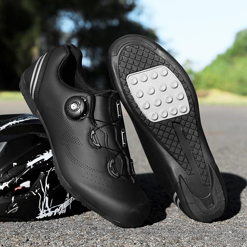 Mens Cycling Shoes With Stiff Sole Breathable Road MTB Indoor Trainer Non-Cleat Clipless Options