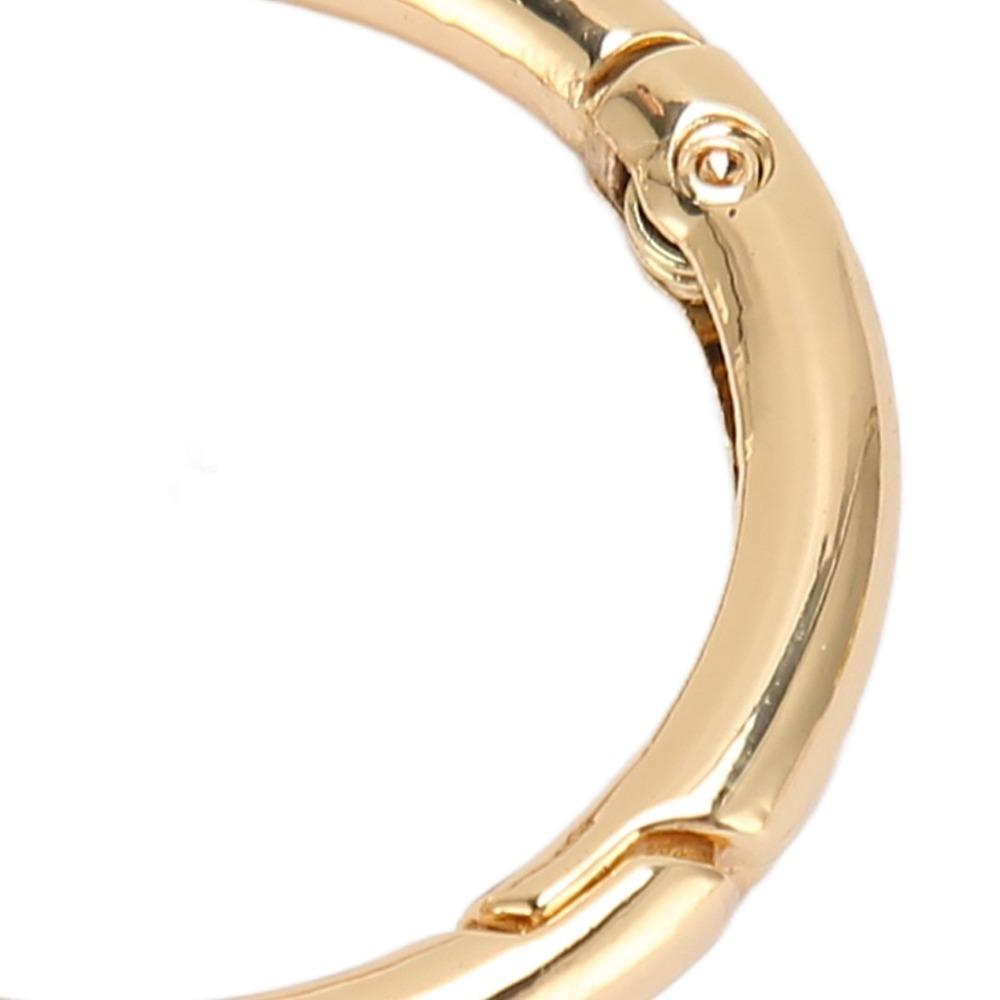 

20pcs 40MM Spring Buckles Silver Spring Clasps Jewelry Tools Spring O Rings Pet Chains золотий