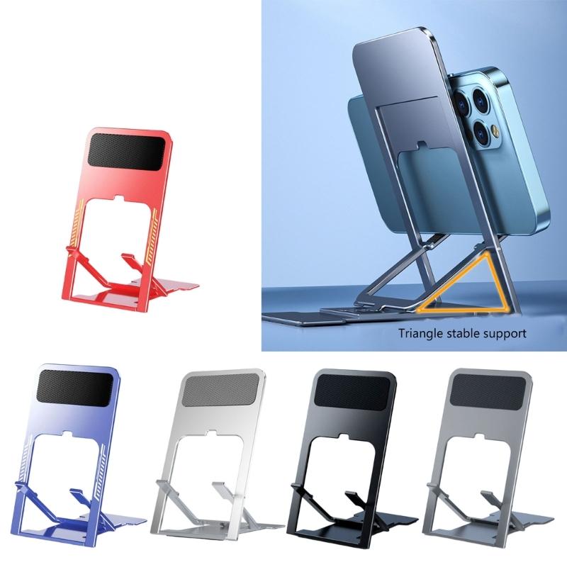 Tablet and Phone Holder with Adjustable Slots for Home Office or Travel Use Phone Stand Desktop Bracket 2PCS