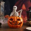 Glowing Design Ghost Festival Decoration Creative LED Pumpkin Skull Light  Haunted House