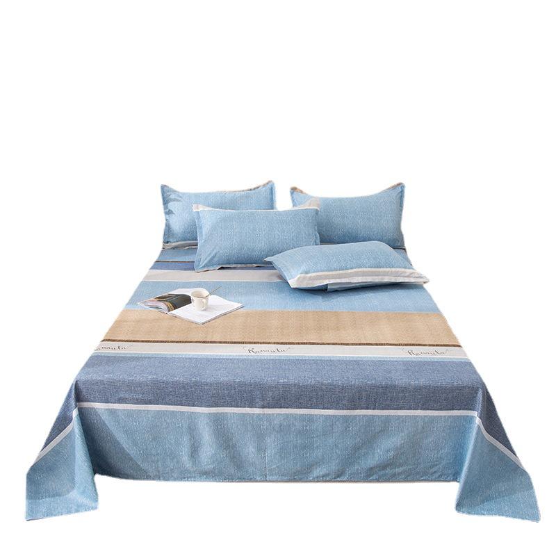 Simple Style Autumn/Winter Bed Sheets for Home, Dormitory, or Student Bedding