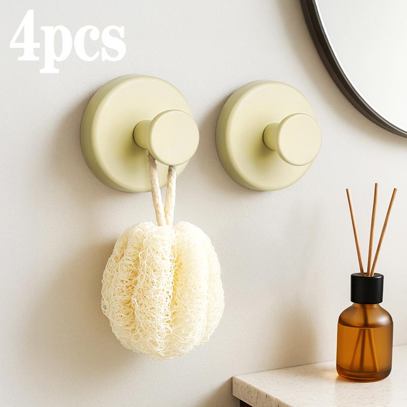 Suction Cup Hook Strong Vacuum Bathroom Suction Cup Hooks Waterproof Towel Holder Pp Durable Wall Hanger For Hanging Robe