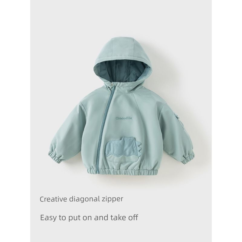 David Bella Boys' Three-Proof Jacket Children's Fleece Top 2026 Spring New Style Girls' Outdoor Windproof Class a