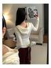 Women's Slim Fit Hooded Henley with Long Sleeves - Comfortable, Skin-Friendly Autumn/Winter Base Layer Top