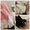 Y2k Lace Knitted Gloves Foot Warmer Lolita Hand Sleeves Fairy Bow Knot Gloves  For Women/Girls