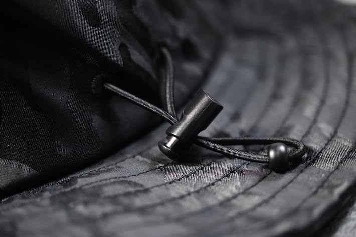 Avirex Safarihut Outdoor NEK 7987988 Shadow Herren Abenteuer/Berg (17158400), Wasserabweisend, Kappe, (JP, Größen 61,0 cm, 63,0 cm, Camo/Schwarz