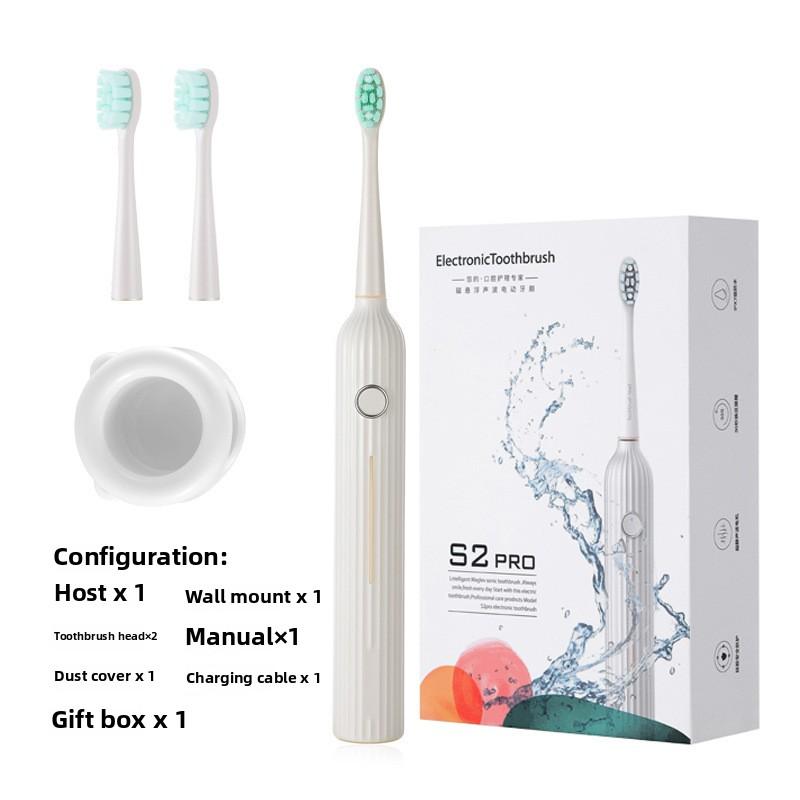 Electric Toothbrush, Rechargeable Model, Universal for Adults and Children, Couple Model, Household Portable Sonic Toothbrush Set.