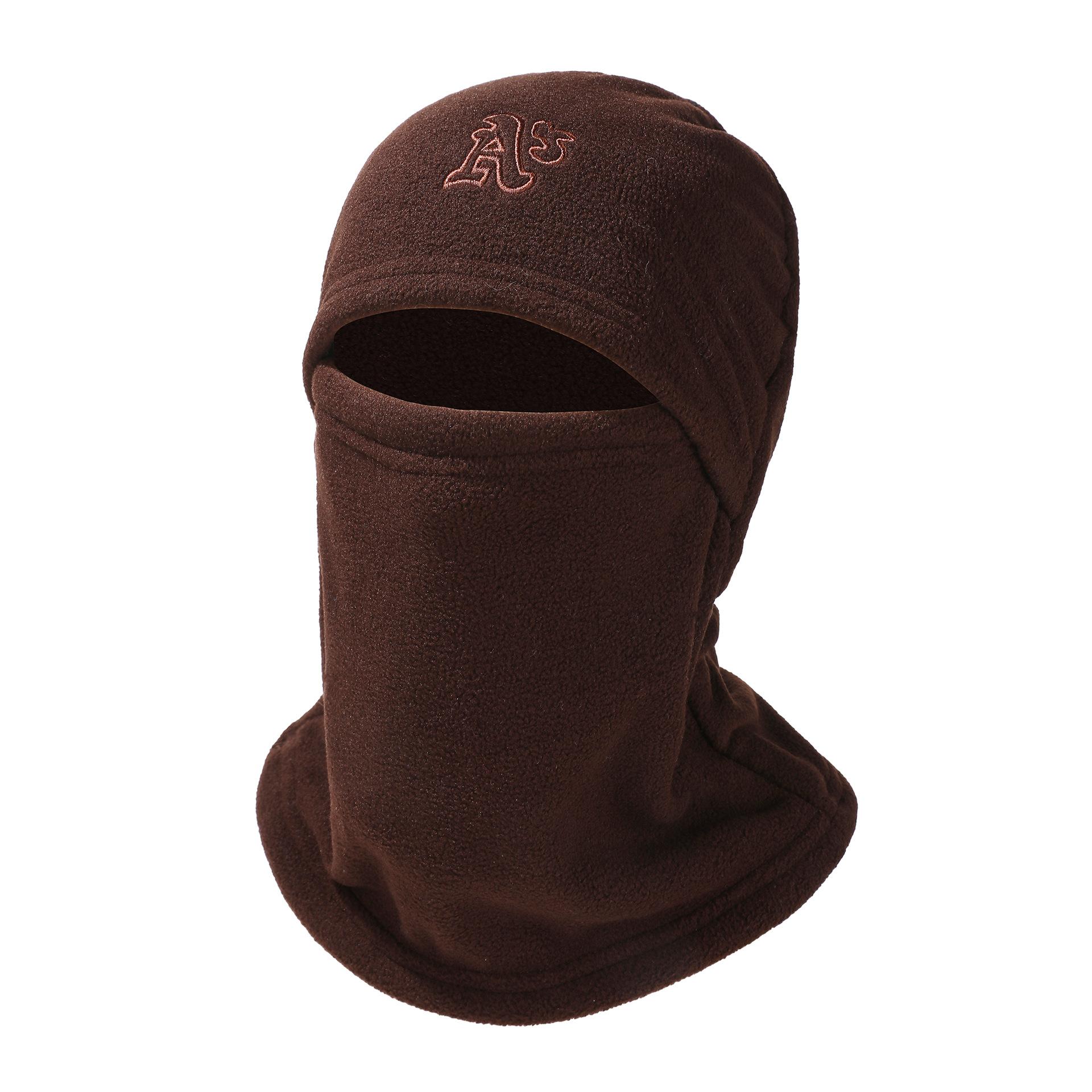 

Зимняя маска для езды на открытом воздухе, ветрозащитный бархатный двухслойный пуловер, шапка, утолщенная шапка, шарф, интегрированный мужской темно-коричневого