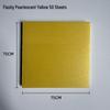 Transparent Colored PET Sticky Notes - Reusable, See-Through, Fluorescent Index Stickers