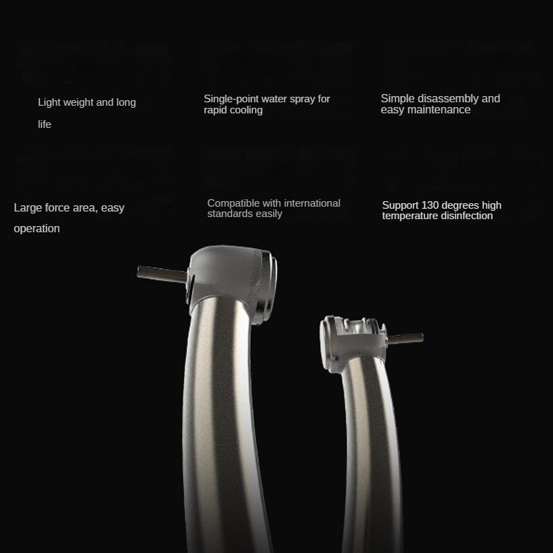 Dental High Speed Handstück Zahnarzt Tipps 4 Loch Push Button High Rotation Dental Handstück