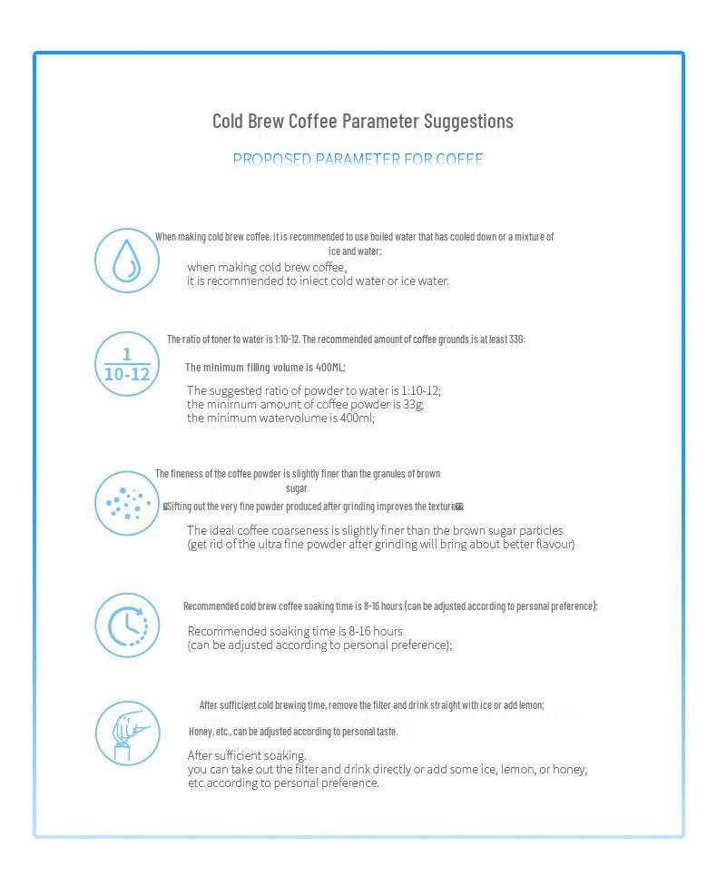 Glass Cold Brew Coffee & Tea Pot - Perfect for Iced Coffee, Juice, and Fruit Infusions