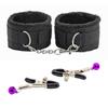Sexy BDSM Kits Plush Sex Bondage Set Handcuffs Sex Games Whips Gag Nipple Clamps SM Toys for Couples Exotic Accessories