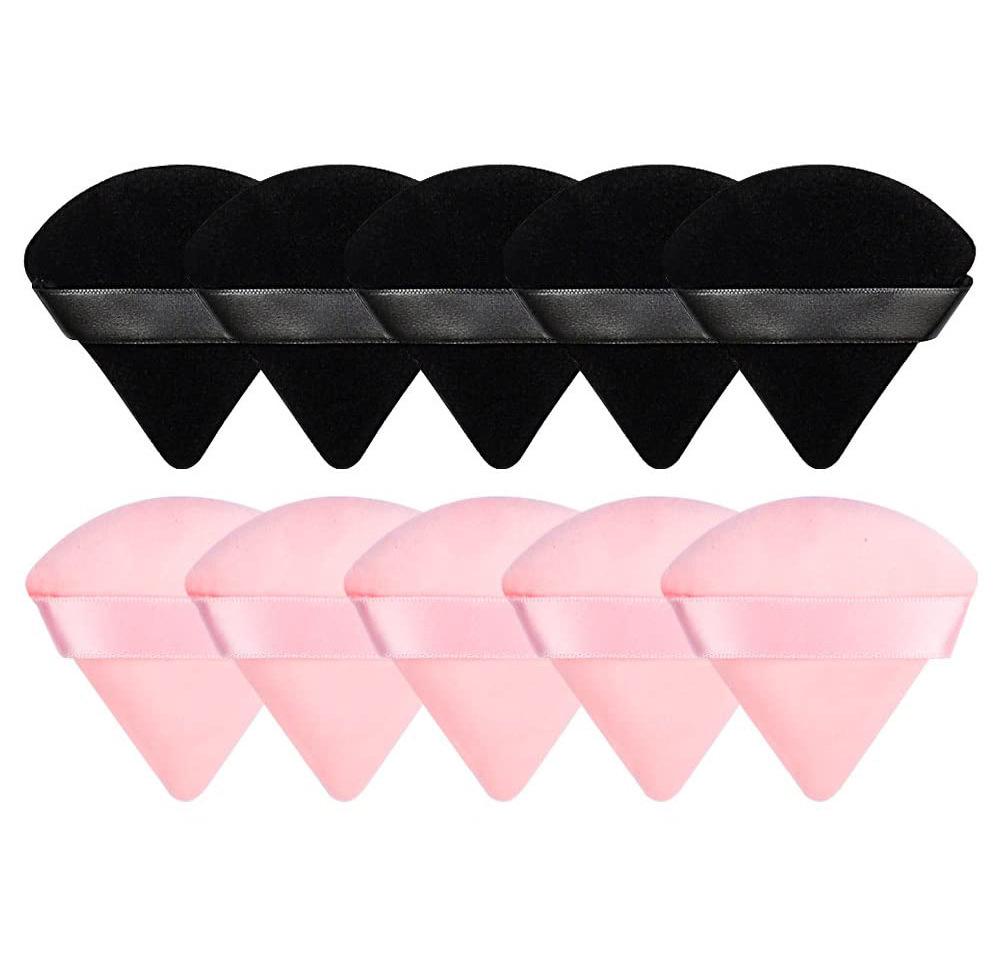 Cross-Border Triangle Powder Puff: Loose Powder Makeup Tool