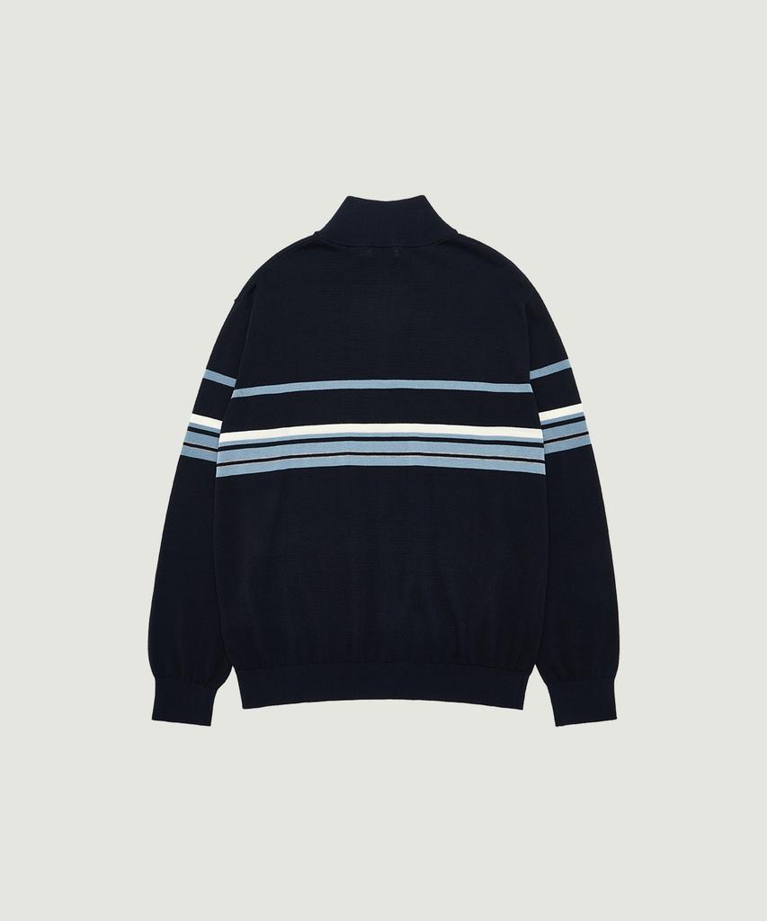 GROVE Grvr Knit Haif Zip-Up (Navy)