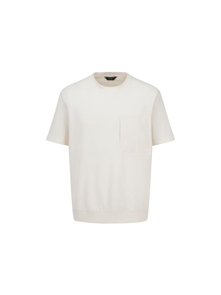 AND Z Men'S Pocket Short Sleeve Sweatshirt_Bzf2Tr1103Cr