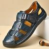Men's Sports Sandals - Closed Toe Outdoor Fisherman Shoes, Breathable Summer Beach Loafers Non-Slip
