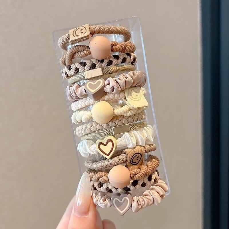 Glamsky High Elastic Hair Ties Set