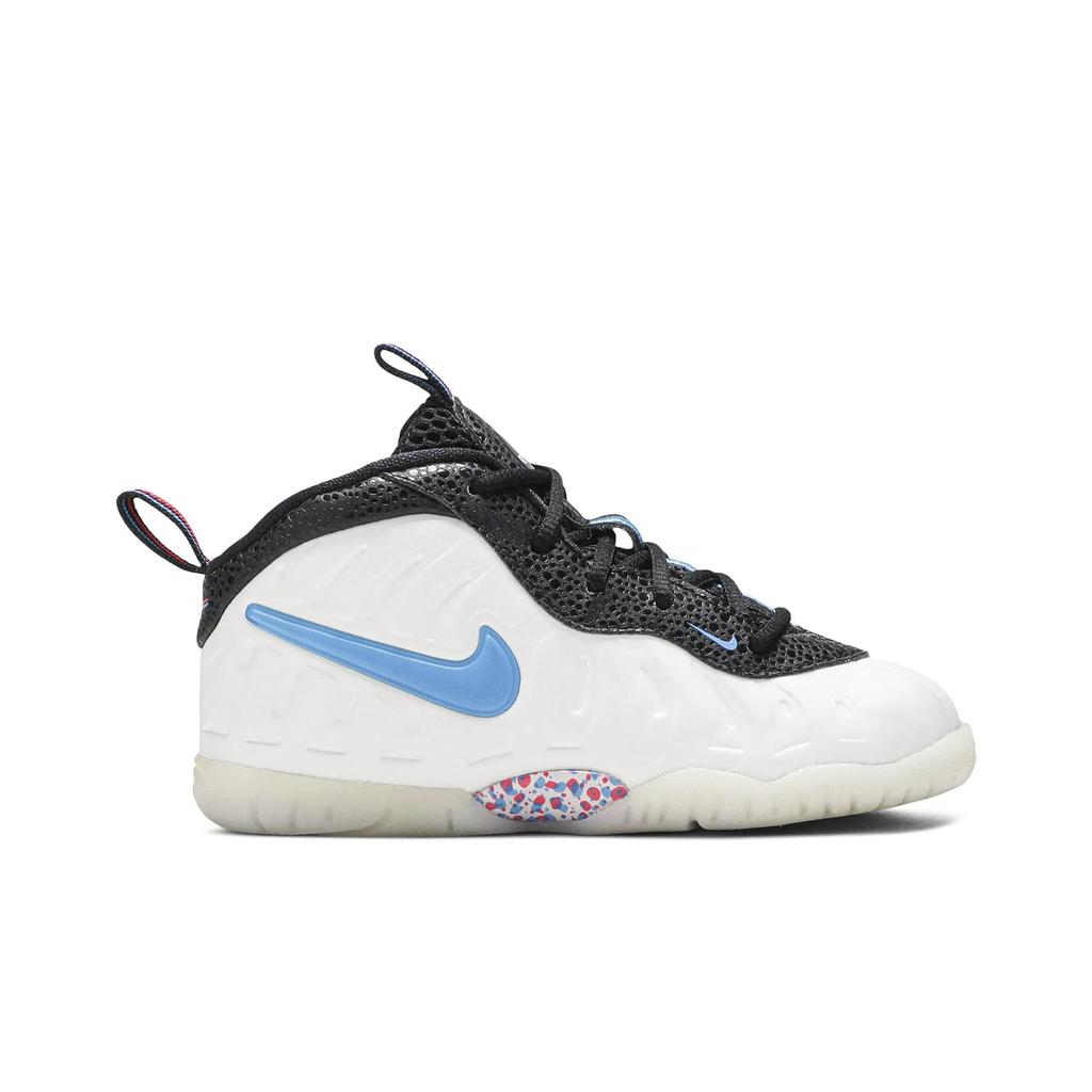 Nike Little Posite Pro Toddler '3D Safari' (Unisex) White / Blue Hero / Red Orbit / Indigo Force Toddler Shoes 843769 102